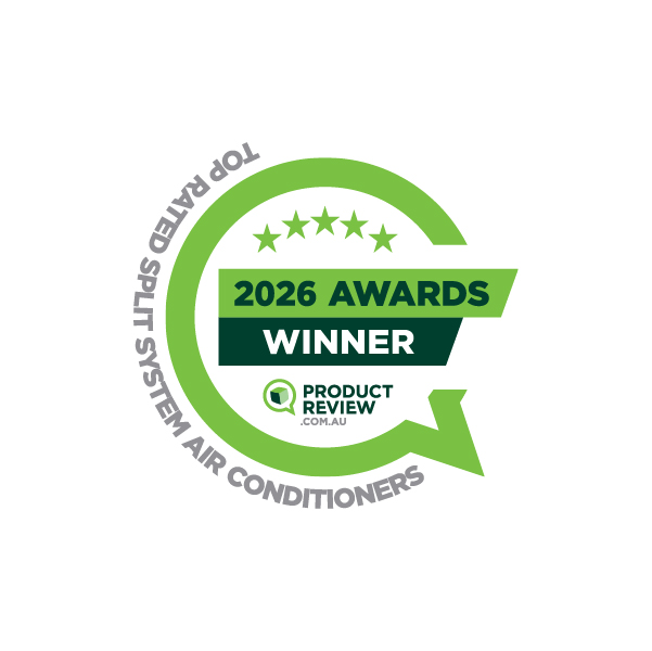 Winner, Top rated hot water systems product review award, 2025 and 2026